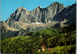 51973 - Steiermark - Schladming , Austriahütte Gegen Dachstein Südwände , Hoher Dachstein - Gelaufen 1973 - Schladming