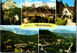 51920 - Niederösterreich - Semmering , Viadukt Kalte Rinne , Polleroswand , Hotel Panhans , Villenviertel - 1981 - Semmering