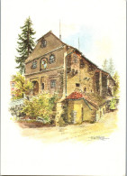 51854 - Oberösterreich - Schärding , Heimathaus , Ehem. Burgtor - Gelaufen 1976 - Schärding