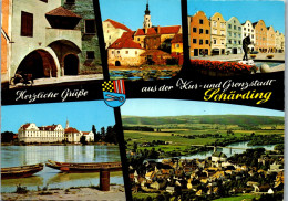 Delcampe - 51858 - Oberösterreich - Schärding , Wassertor Mit Pranger , Silberzeile , Kloster Neuhaus - Gelaufen 1974 - Schärding