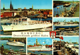 51781 - Deutschland - Hamburg , Hafen , Mehrbildkarte - Gelaufen 1982 - Andere & Zonder Classificatie