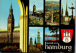 51764 - Deutschland - Hamburg , Mehrbildkarte - Gelaufen 1976 - Andere & Zonder Classificatie