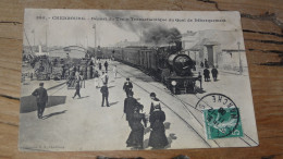 CHERBOURG, Depart Du Train Transatlantique Du Quai De Debarquement   ............... BH-19088 - Cherbourg