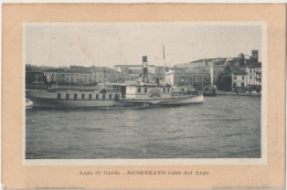 Cartolina  Desenzano (Italia) Piroscafo Baldo Arrivando Al Porto   Ed Pandini - Sonstige & Ohne Zuordnung