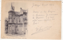 49 . ANGERS. CPA.  TOURELLE DU PALAIS DE L'EVECHE. + TEXTE ANNEE 1916 - Angers