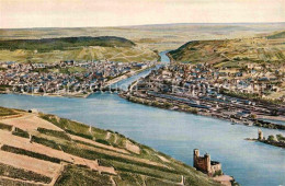 72890365 Bingen Rhein Bingerbrueck Blick Von Der Rassel Ruine Ehrenfels Maeusetu - Bingen