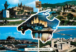 72890060 Palma De Mallorca Schloss Panorama Kirchen Palma De Mallorca - Otros & Sin Clasificación