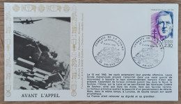 YT N°2634 - COMBATS DE LA SOMME - AMIENS - 1990 - Storia Postale