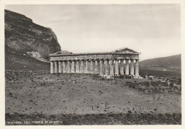 AD356 Calatafimi (Trapani) - Segesta - Il Tempio - Archéologie, Archeologia, Archeology / Viaggiata 1956 - Otros & Sin Clasificación