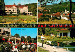 72889836 Bad Salzschlirf Hotel Badehof Kuranlagen Ortsansicht Mit Kirche Bad Sal - Otros & Sin Clasificación