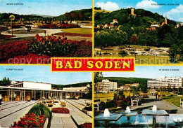 72889795 Bad Soden-Salmuenster Kurpark Wasserspiele Burgruine Stolzenberg Kurmit - Andere & Zonder Classificatie