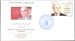 2018 -Tunisie-Habib Bourguiba 1er Ministre Des Affaires Etrangères En Tunisie Indépendante - FDC- MNH***** - Tunisie (1956-...)