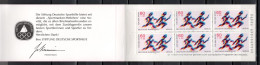 Germany - Berlin 1979 Sport, Athletics Stamp Booklet With 6 Stamps MNH - Atletica