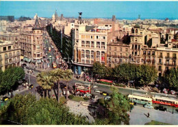 72889557 Barcelona Cataluna Piazza De La Universidad Y La Calle De Pelayo Barcel - Sonstige & Ohne Zuordnung