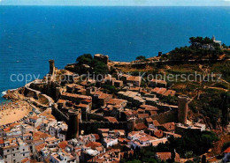 72889544 Tossa De Mar Fliegeraufnahme Vista De La Vila Vella Costa Brava - Autres & Non Classés