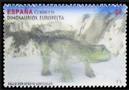 ESPAGNE SPANIEN SPAIN ESPAÑA 2016 DINOSAURUS EUROPELTA 3D LENTIKULARDRUCK LENTICULAR IMPRESSION ED 5065 YT 4784 MI 5079 - Nuovi