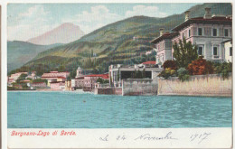 Cartolina  Gargnano  Lago Di Garda (Italia) Vedute Della Cita  Villa Hotels Dos Précurseur     Pandini 9080 - Andere & Zonder Classificatie