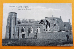 ZEEBRUGGE  - Puinen Der Kerk  - Ruines De L'église   (1919) - Zeebrugge