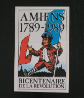 Autocollant Vintage Bicentenaire Révolution Amiens Marionnette - Autocollants