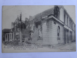 CPA 51 - Guerre 1914 1915 - Le Crime De Reims - Maisons Incendiées Par Les Allemants - Reims