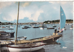 56. LA TRINITE SUR MER. CPSM. LE PORT ET LES YACHTS. ANNEE 1962 + TEXTE - La Trinite Sur Mer