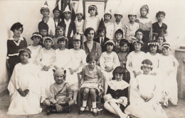 Children Dressed For Halloween Old Photo Postcard 1931 - Groupes D'enfants & Familles