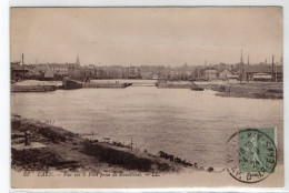 CPA CAEN Vue Sur Le Pont Prise De Moulalivet - Caen