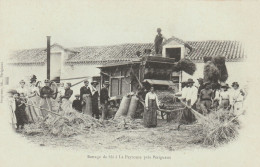 LA PEROUSE Près PERIGUEUX- 24 - BATTAGE Du BLE - Otros & Sin Clasificación