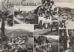 AD359 Riva Del Garda (Trento) - Lago Di Garda - Panorama Vedute Multipla / Viaggiata 1954 - Andere & Zonder Classificatie