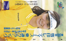 Japan Prepaid Libary Card 500 - Young Women Golfing Advertisement - Japón