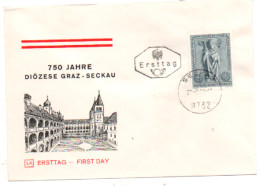 Österreich 1968 MiNr.: 1270 Diozese Graz Seckau Ersttag; Austria FDC Scott: 817 YT: 1100 Sg: 1529 - FDC