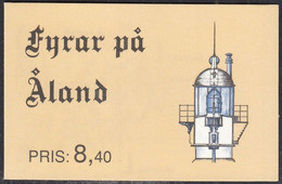 ALAND  Markenheftchen MH 1 mit 57-60, Gestempelt, Leuchttürme, 1992 - Ålandinseln