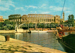 72887130 Pola Pula Croatia Arena Und Hafen  - Croazia