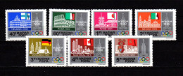 Hungary 1979 Olympic Games Moscow Set Of 7 MNH - Summer 1980: Moscow