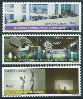 ESPAGNE SPANIEN SPAIN ESPAÑA 2016  MUSSEUMSMUSEOS SET 3V ED 5034-36 YT 4751-53 MI 5046-48 SC 4106-08 SG 5038-39 - Unused Stamps