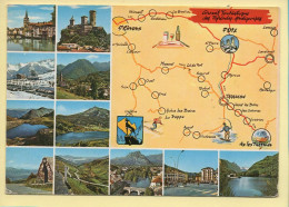 09. Circuit Touristique Des Pyrénées Ariégeoises – Multivues / Blason / Carte Géographique (voir Scan Recto/verso) - Andere & Zonder Classificatie