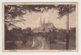 39081708 - Duderstadt. Partie Vor Dem Obertor Gelaufen, 1929. Leicht Stockfleckig, Sonst Gut Erhalten - Duderstadt