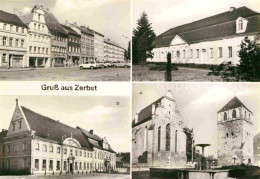 72885996 Zerbst Markt Stadthalle Max Sens Oberschule Turm Kirche Zerbst - Zerbst