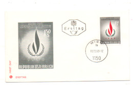 Österreich 1968 MiNr.: 1272 Menschenrechte Ersttag; Austria FDC Human Rights Scott: 819 YT: 1101 Sg: 1531 - FDC