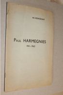 ANCIEN LIVRET - IN MEMORIAM - PROF. PAUL HARMEGNIES - FACULTE POLYTECHNIQUE MONS ( DOUR 1901 MONS 1960 ) - Historical Documents