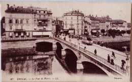 CPA  Circulée 1918 - Épinal - Le Pont De Pierre  (23) - Epinal