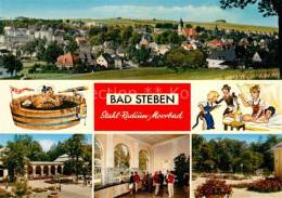 72885550 Bad Steben Panorama Kurort Stahlbad Radiumbad Kuranwendungen Karikature - Bad Steben