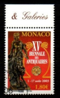 MONACO   -   2003 .  Y&T N° 2397 Oblitéré .  Antiquaires /  Statuette - Used Stamps