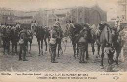 CONFLIT EUROPEEN 1914 - CAVALIERS ANGLAIS Venant De Débarquer En France - Sonstige & Ohne Zuordnung