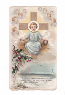 Enfant Jésus Et Angelots, Houx, Noël, , éd. FB N. 83 - Images Religieuses