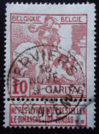 BELGIQUE N°87 Oblitéré - 1910-1911 Caritas