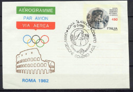 Italy 1980 Olympic Games Commemorative Aerogramme - Verano 1980: Moscu