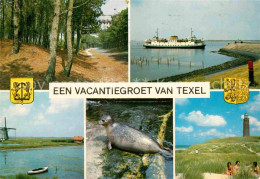 72883466 Texel Hafen Leuchtturm Seeloewe Texel - Andere & Zonder Classificatie