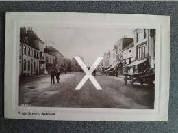 ASHFORD HIGH STREET OLD R/P POSTCARD KENT - Andere & Zonder Classificatie