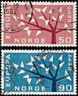 Norway 1962, Europa CEPT - 2 V. Used - 1962